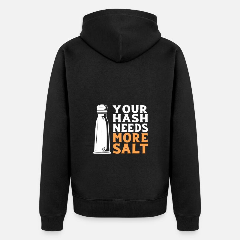 Cybersecurity Cyber Programmer Hacker - Unisex Premium Organic Zip Hoodie - black