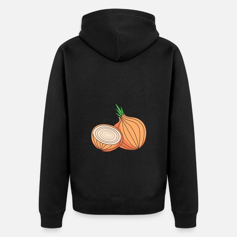 oignon - Veste à capuche bio Premium Unisexe - noir