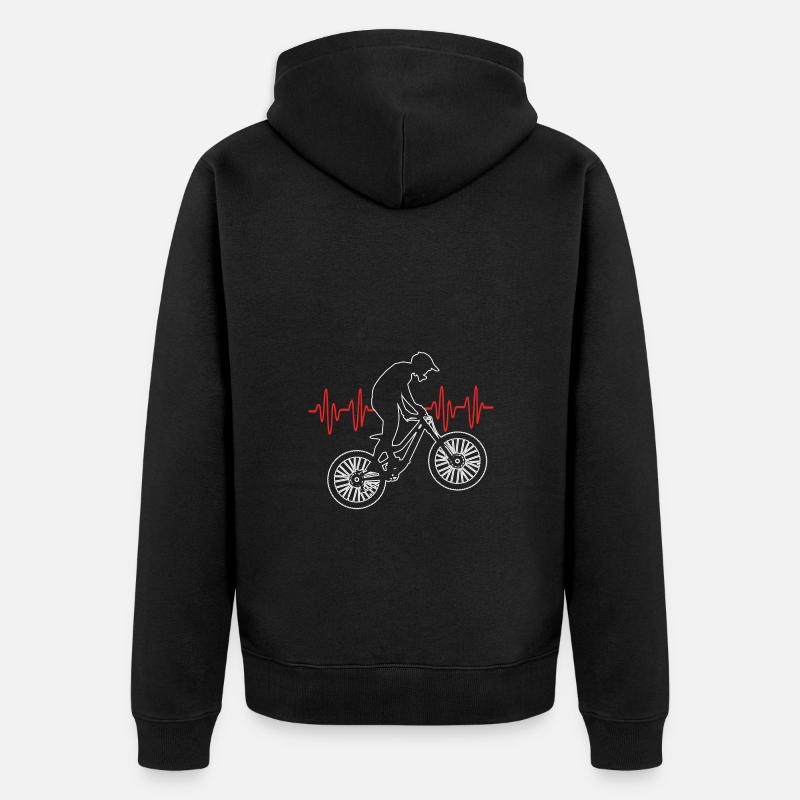 VTT VTT VTT - Veste à capuche bio Premium Unisexe - noir