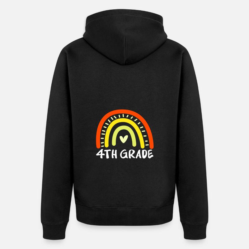 4e année - Veste à capuche bio Premium Unisexe - noir