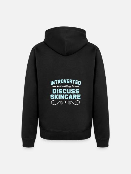 Beautician - Unisex Premium Organic Zip Hoodie - black