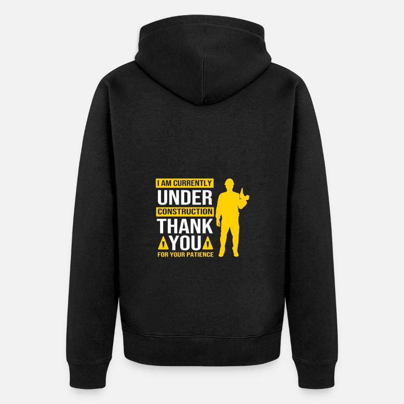 Chantier de construction - Veste à capuche bio Premium Unisexe - noir