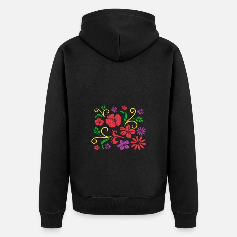 Botaniste - Veste à capuche bio Premium Unisexe - noir