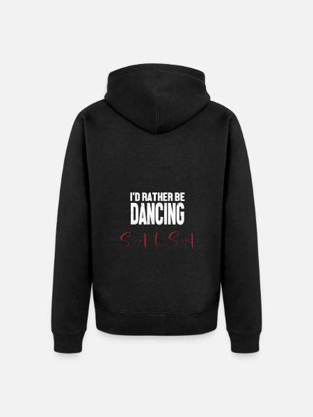 Salsa Dancer Dancer - Unisex Premium Organic Zip Hoodie - black