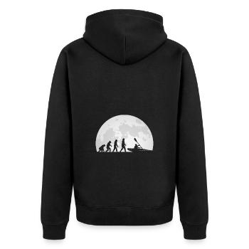 Kayak Kayak Évolution - Veste à capuche bio Premium Unisexe - noir - Dos - Nico (187cm)