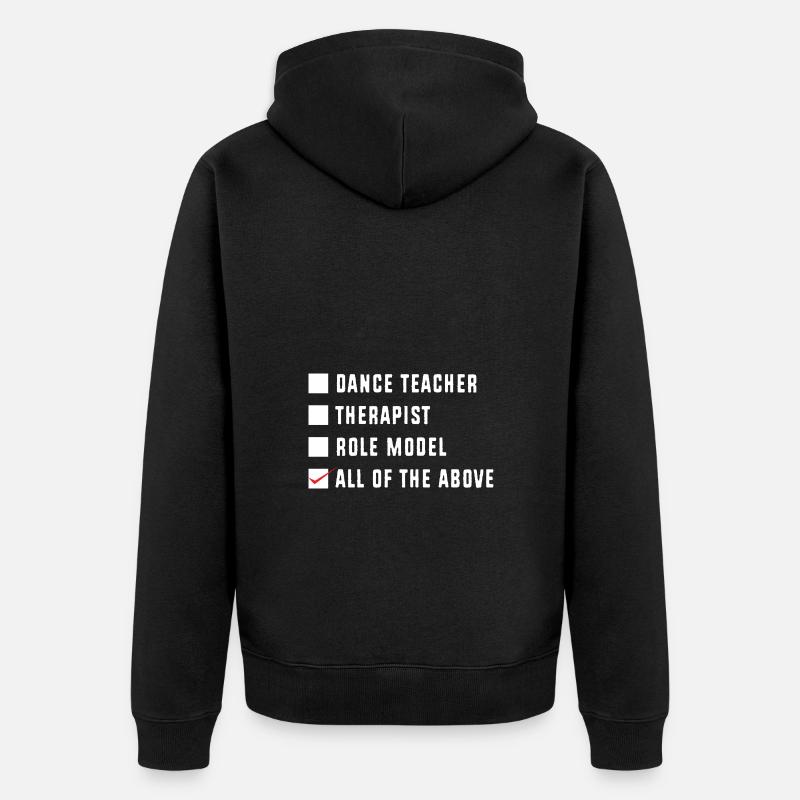 Maître danseur - Veste à capuche bio Premium Unisexe - noir