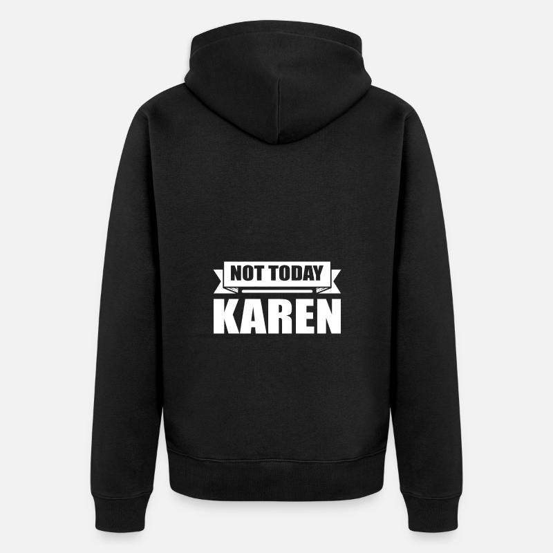 Karen - Veste à capuche bio Premium Unisexe - noir
