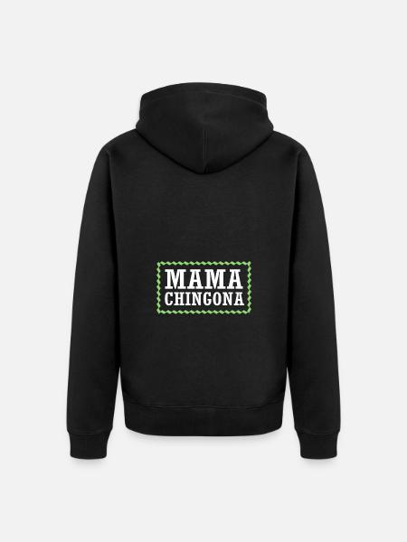 Latina Mom - Unisex Premium Organic Zip Hoodie - black