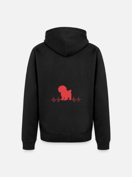 Goldendoodle - Unisex Premium Organic Zip Hoodie - black