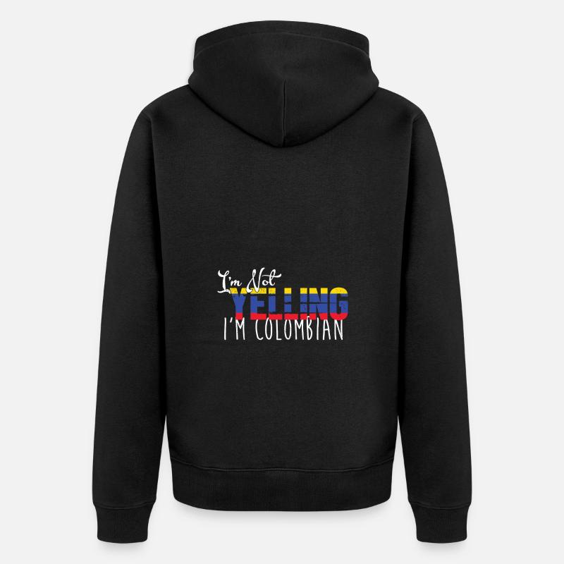 Colombie - Veste à capuche bio Premium Unisexe - noir