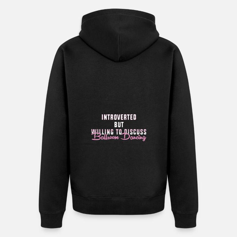 Valse Danse de couple - Veste à capuche bio Premium Unisexe - noir
