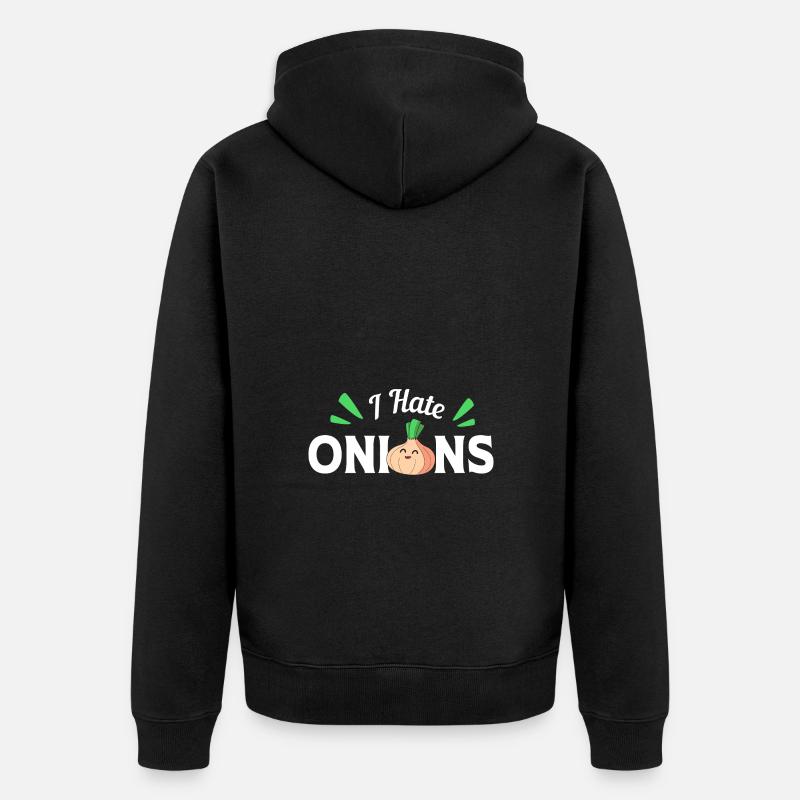 Oignon - Veste à capuche bio Premium Unisexe - noir