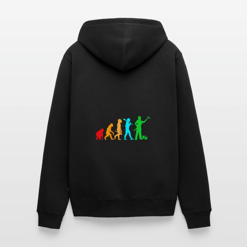 Painter Evolution Unisex Premium Organic Zip Hoodie