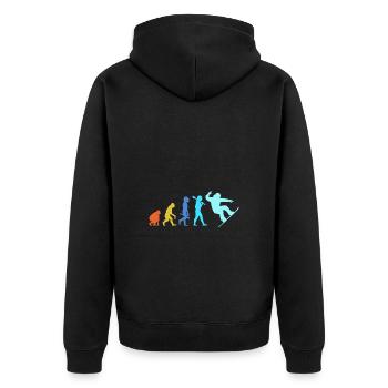 Snowboard Snowboard Vacances snowboard Snowboarders - Veste à capuche bio Premium Unisexe - noir - Dos - Nico (187cm)