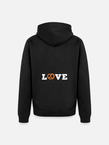 bretzel - Veste à capuche bio Premium Unisexe - noir