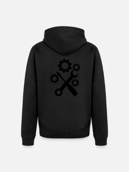 Tool - Screwdriver Screwdriver Hobbyist - Unisex Premium Organic Zip Hoodie - black