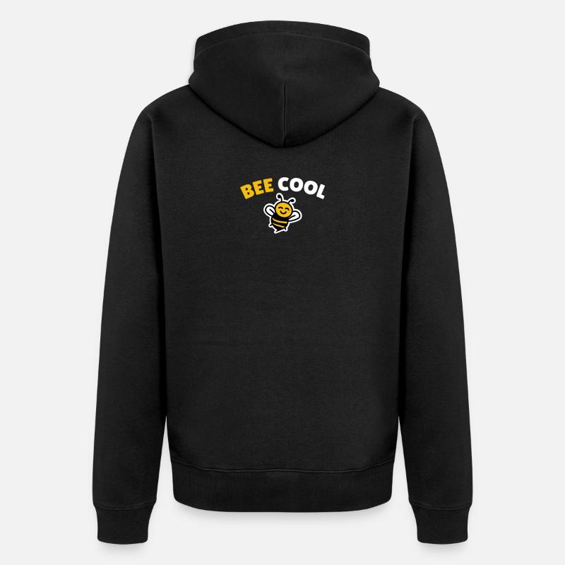Bee cool - Veste à capuche bio Premium Unisexe - noir