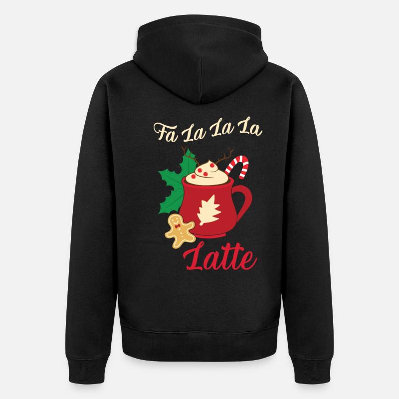 Cadeaux de Noël Noël - Veste à capuche bio Premium Unisexe - noir
