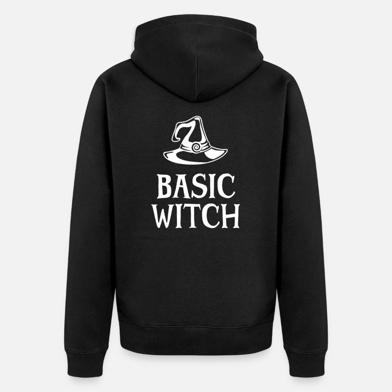 Sorcière de base - Veste à capuche bio Premium Unisexe - noir