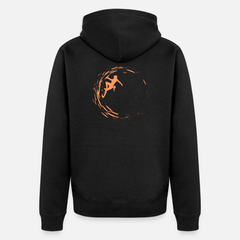 Bouldering - Veste à capuche bio Premium Unisexe - noir