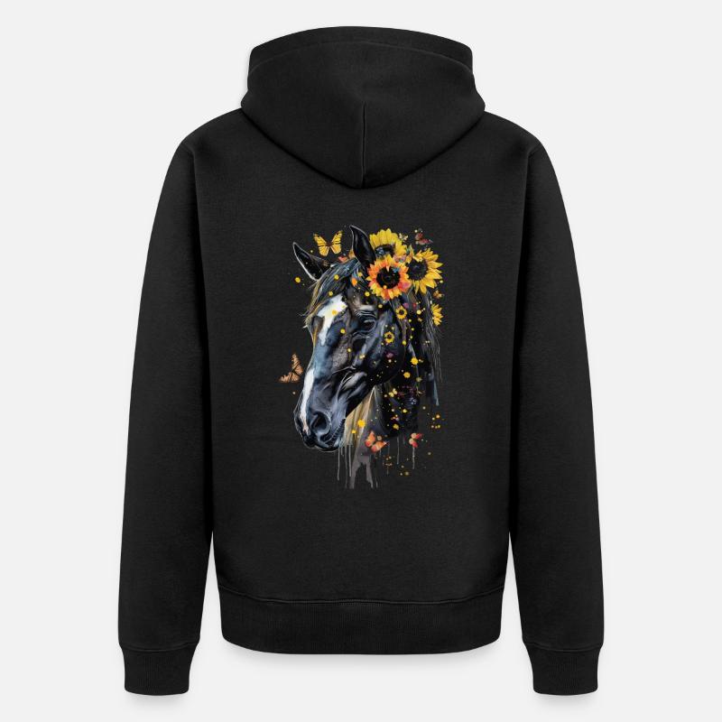 Pur-sang - Veste à capuche bio Premium Unisexe - noir