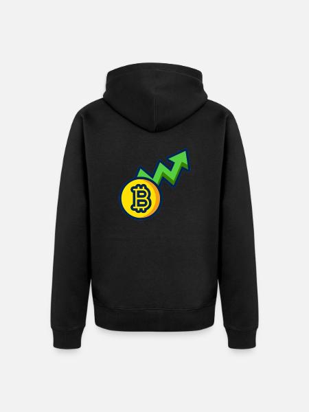 CRYPTO - Veste à capuche bio Premium Unisexe - noir