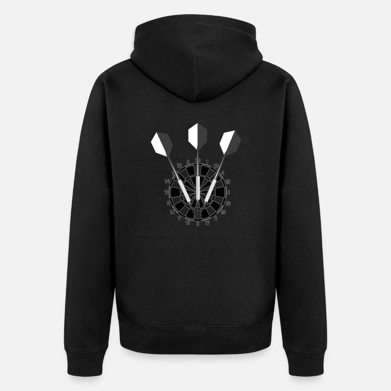 Dard - Veste à capuche bio Premium Unisexe - noir