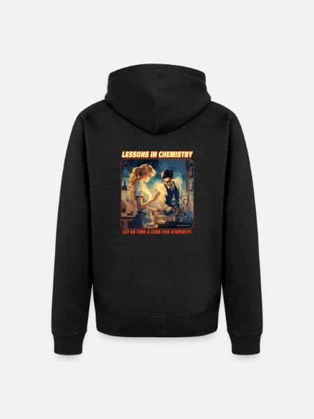 Cours de chimie le soir - Veste à capuche bio Premium Unisexe - noir