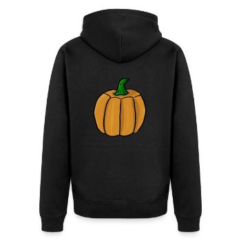 Citrouille - Veste à capuche bio Premium Unisexe - noir - Dos - Nico (187cm)