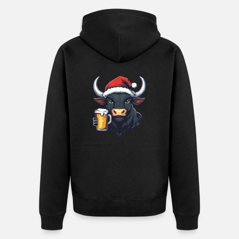 Bière de Noël Taurus - Veste à capuche bio Premium Unisexe - noir