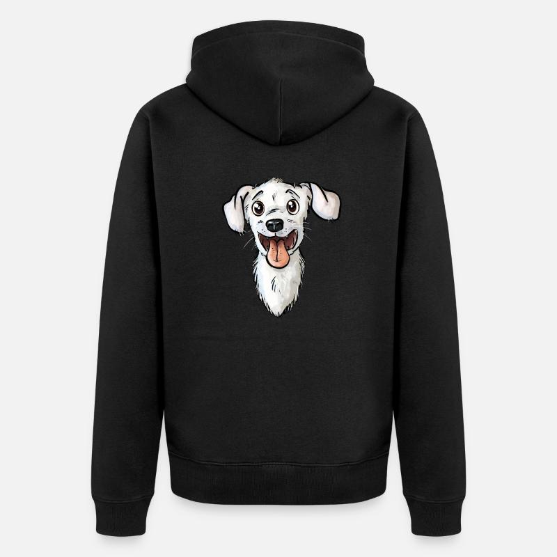 Jack Russell - Veste à capuche bio Premium Unisexe - noir