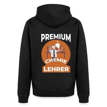 Chimie - Veste à capuche bio Premium Unisexe - noir - Dos - Nico (187cm)