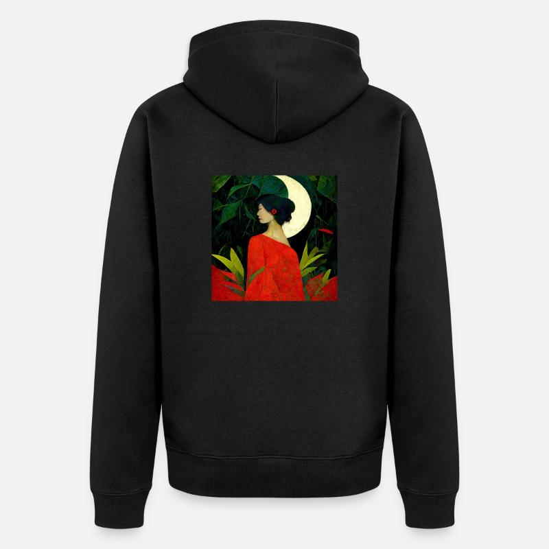 La mère de Mogli - Veste à capuche bio Premium Unisexe - noir