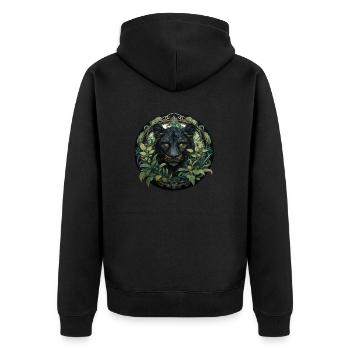 Jungle, Nature Design Cadeau - Veste à capuche bio Premium Unisexe - noir - Dos - Nico (187cm)