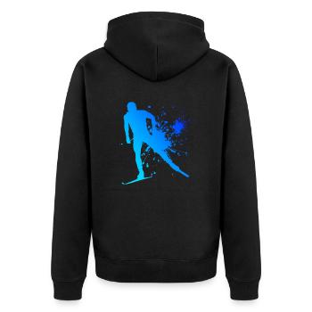 Ski de fond Classique Dames Ski de fond Classique Ski de fond classique - Veste à capuche bio Premium Unisexe - noir - Dos - Nico (187cm)