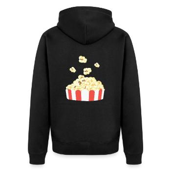 Popcorn Cheatday Movienight Sweet Mood Mood - Veste à capuche bio Premium Unisexe - noir - Dos - Nico (187cm)