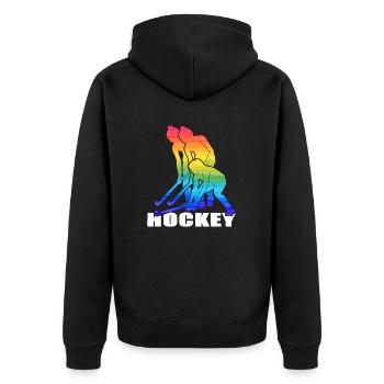 Hockey Hockey sur gazon Hockey Saison de hockey féminin - Veste à capuche bio Premium Unisexe - noir - Dos - Nico (187cm)
