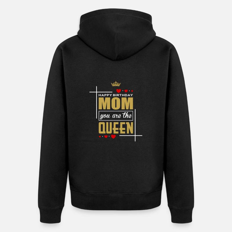 Bon anniversaire - Veste à capuche bio Premium Unisexe - noir