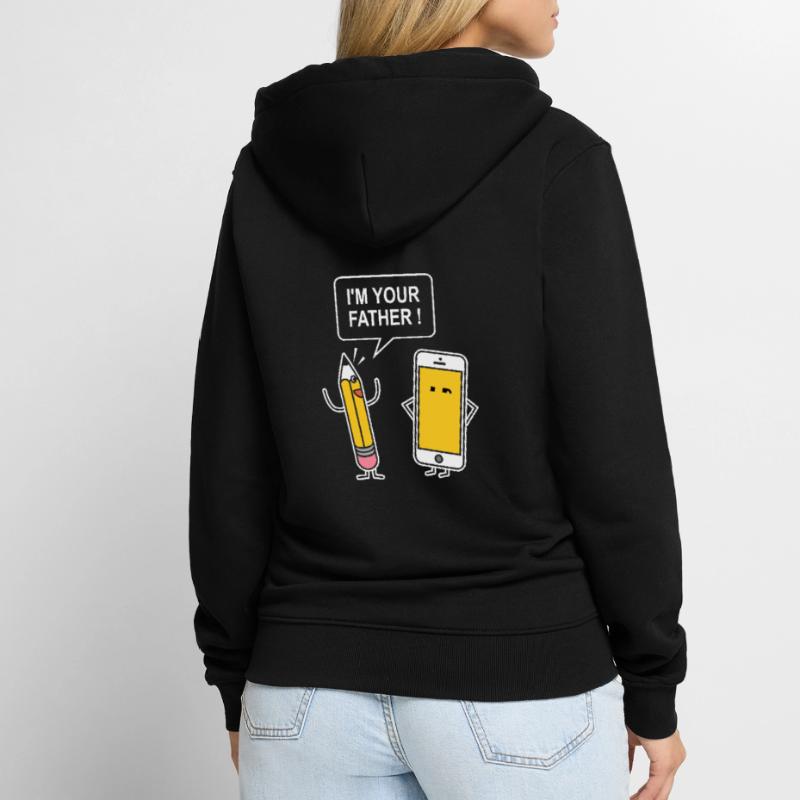 Original Computer Funny Humor Geek Sarcasm Unisex Premium Organic Zip Hoodie