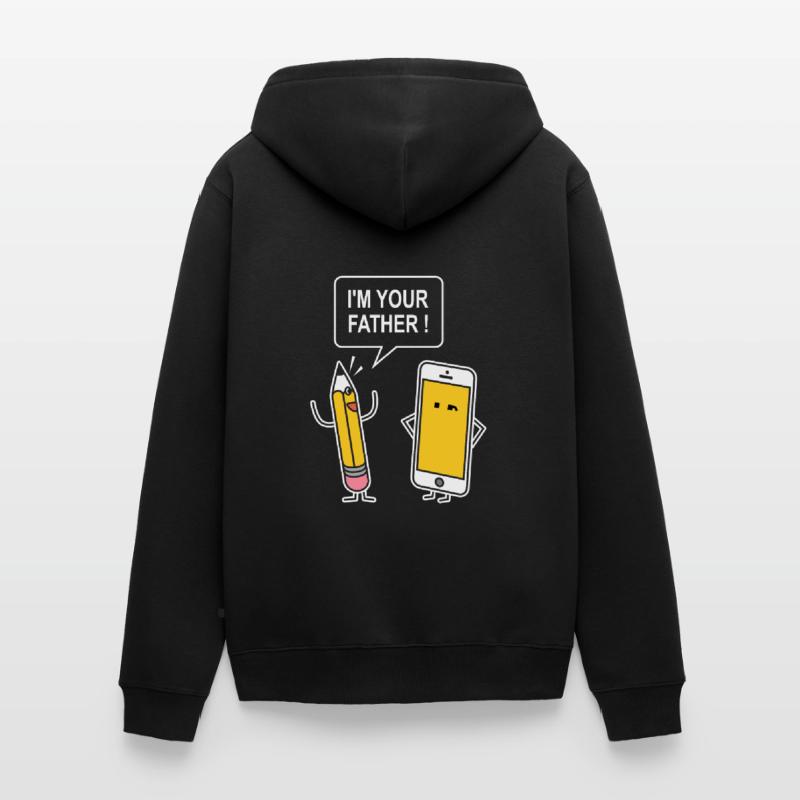 Original Computer Funny Humor Geek Sarcasm Unisex Premium Organic Zip Hoodie