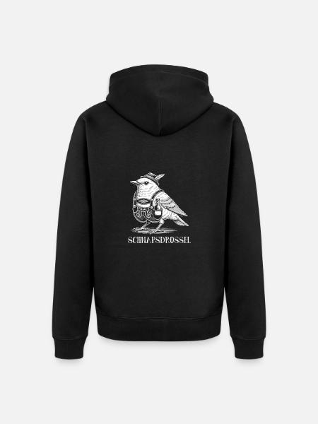 Schnapstrinker Party Alkohol Schnaps Trinker - Unisex Premium Bio Zip Hoodie - Schwarz