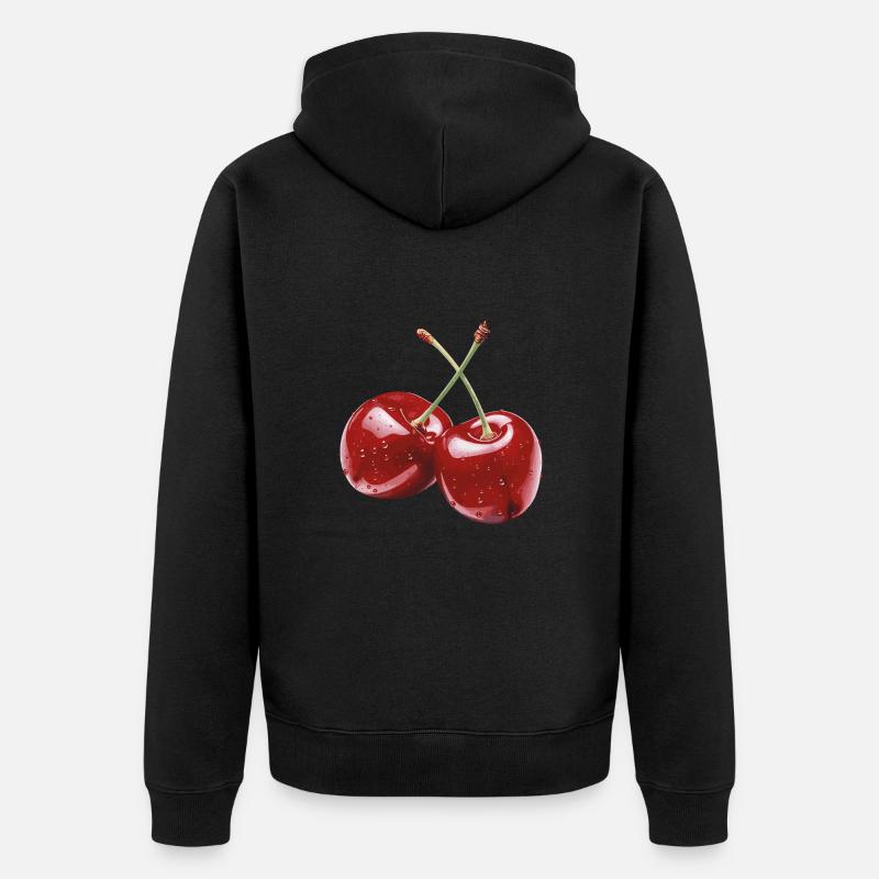 Cerise - Veste à capuche bio Premium Unisexe - noir