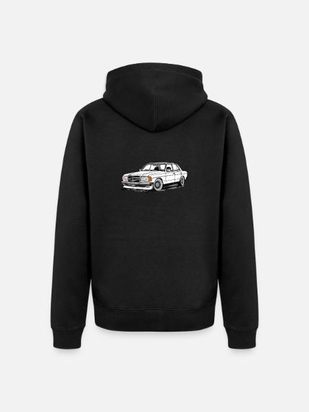 W123 Silhouet - Ekologisk premiumluvjack unisex - svart