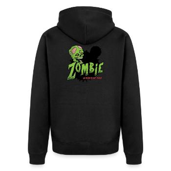 Undead is not Dead 02 - Veste à capuche bio Premium Unisexe - noir - Dos - Nico (187cm)