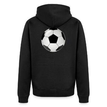 ballon de football de football américain football goalkeeper1 - Veste à capuche bio Premium Unisexe - noir - Dos - Nico (187cm)