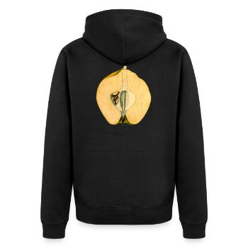 herbes thym romarin persil origan aneth - Veste à capuche bio Premium Unisexe - noir - Dos - Nico (187cm)