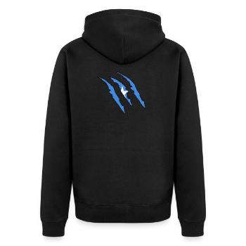 griffe cadeau Somalie Wildland native - Veste à capuche bio Premium Unisexe - noir - Dos - Nico (187cm)