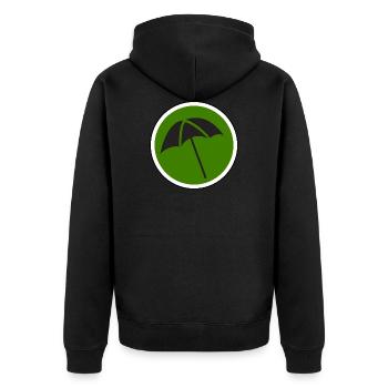 été plage l'été plage vacances urlaub206 - Veste à capuche bio Premium Unisexe - noir - Dos - Nico (187cm)