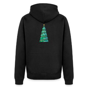 Noël - Veste à capuche bio Premium Unisexe - noir - Dos - Nico (187cm)
