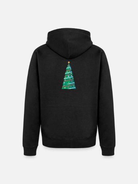 Noël - Veste à capuche bio Premium Unisexe - noir